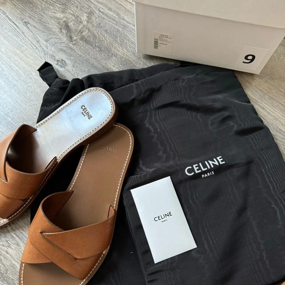 Celine leather slides size 39 - Picture 2 of 6